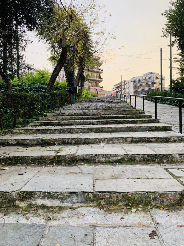 Steps leading to Kallirois Street