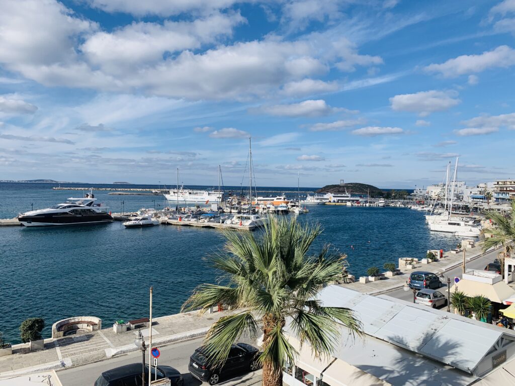 View from Hotel Coronis, Naxos