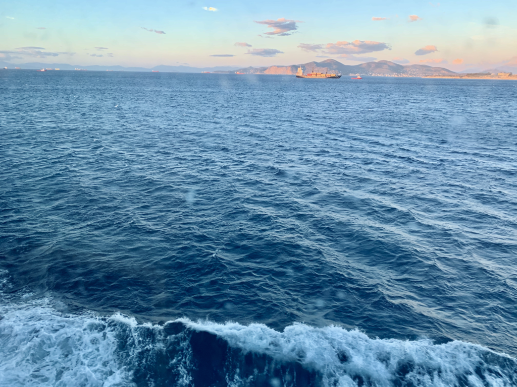 On the way from Piraeus to Paros