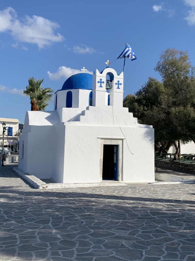 Church in the city of Parikia 